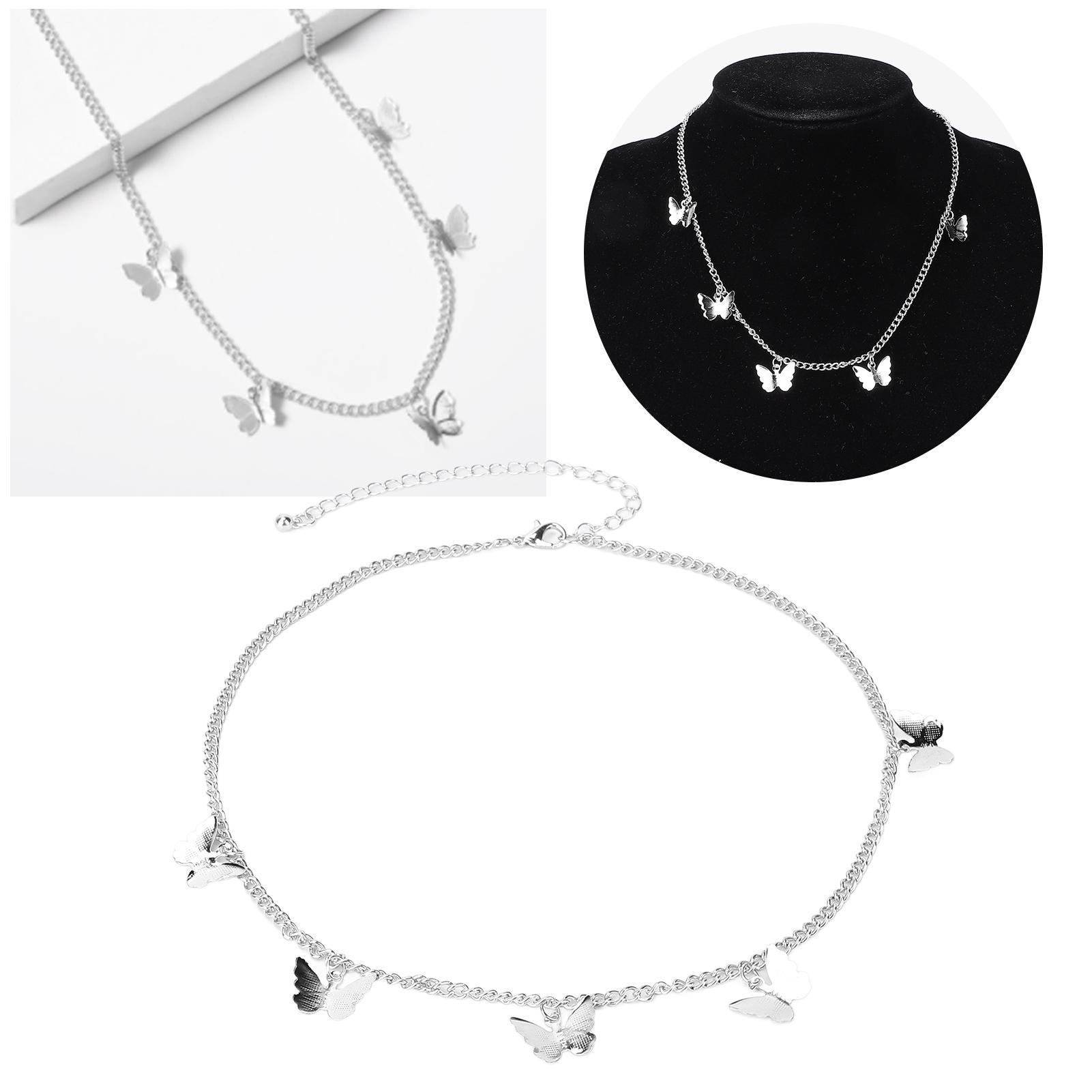 

Simple Necklace Alloy Thin Light Weight Length Delicate for Women