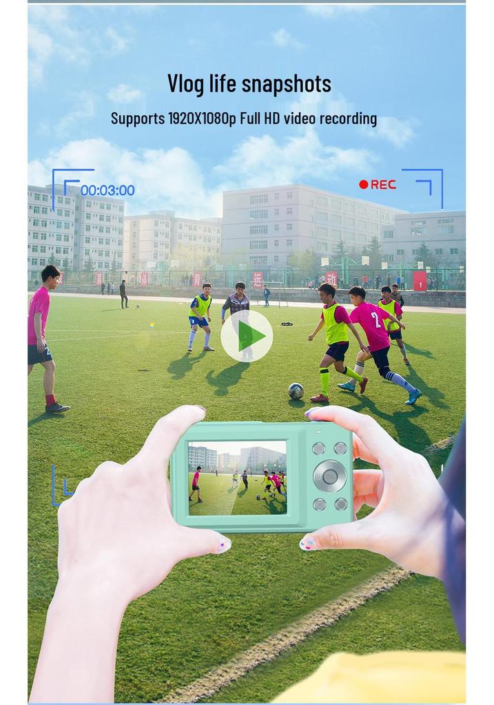 Portable HD Mini Camera for Students and Kids - Ideal for Travel and Parties