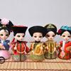 Chinese Peking Opera Mask Doll Opera Character Decoration Silk Doll Chinese Handmade Decorative Gifts Shop Decoration Doll