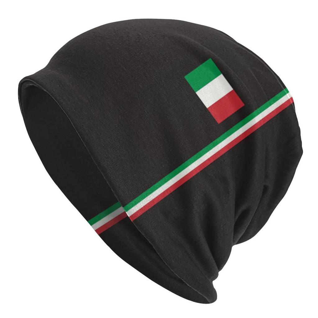 Italien Flagge Mützen Unisex Damen Unisex Outdoor Winter Warm Strickmütze Erwachsene Italien Katar Slouch Mützen