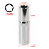 1PC 3/8in Deep Socket Adapter Hex Socket Wrench Heads Ratchet Tool 8-24mm 1/2Drive 6 Point Socket For Impact Deep Socket Adapter