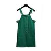 Clearance Sale: Plus Size Women's Spring/Autumn Shirt & Overalls Travel Set for Slightly Chubby MM