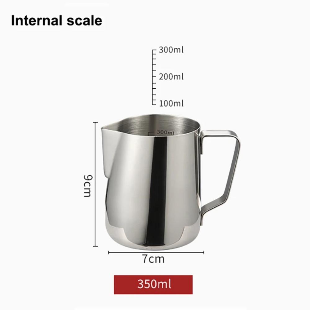 Stainless Steel Milk Frothing Pitcher Espresso Coffee Barista Craft Latte Cappuccino Milk Cream Cup Frothing Jug Pitche Milk Jug