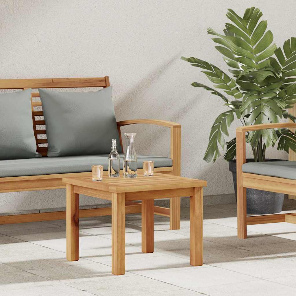 Coffee Table Brown 45 X 45 X 36 Cm Solid Teak Wood