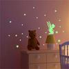 Cartoon Luminous Animal Switch Sticker Glow In The Dark Wall Stickers for Kids Room Home Decor Cat Fairy Moon Star Decals