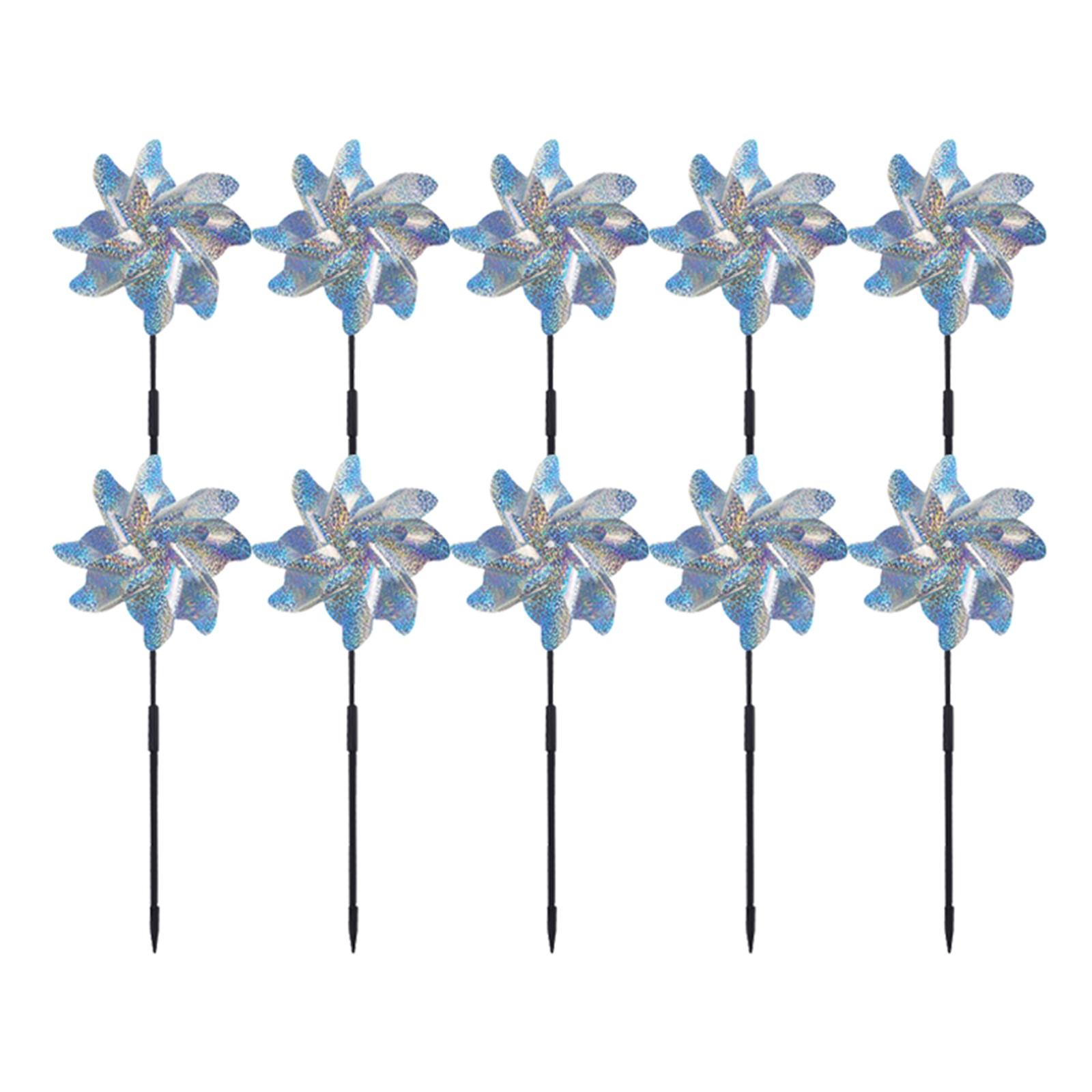 

Bird- Windmill — -Reflective Children s Toy & Outdoor Bird Deterrent For Balconies And Gardens (8- Windmill) One Size
