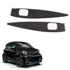 Authentic Carbon Fiber Window Switch Cover Door Armrest Panel For Benz Smart 453 Fortwo 2016-