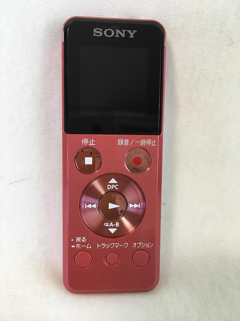SONY Stereo IC Recorder with FM Tuner, 4GB, Pink, ICD-UX543F/P