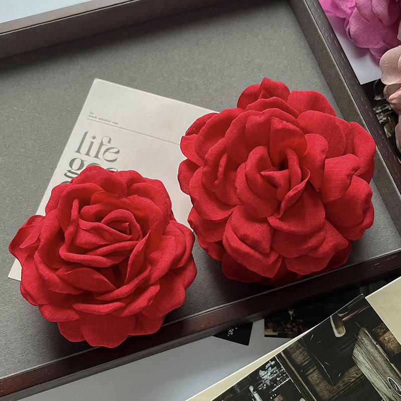 Floral Hair Claw With Rose Design For Women Premium Hair Ornament Handcrafted For Daily Wear