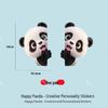Panda Car Sticker: Cute, Creative, Waterproof, Scratch Cover, Decorative for Electric Vehicles