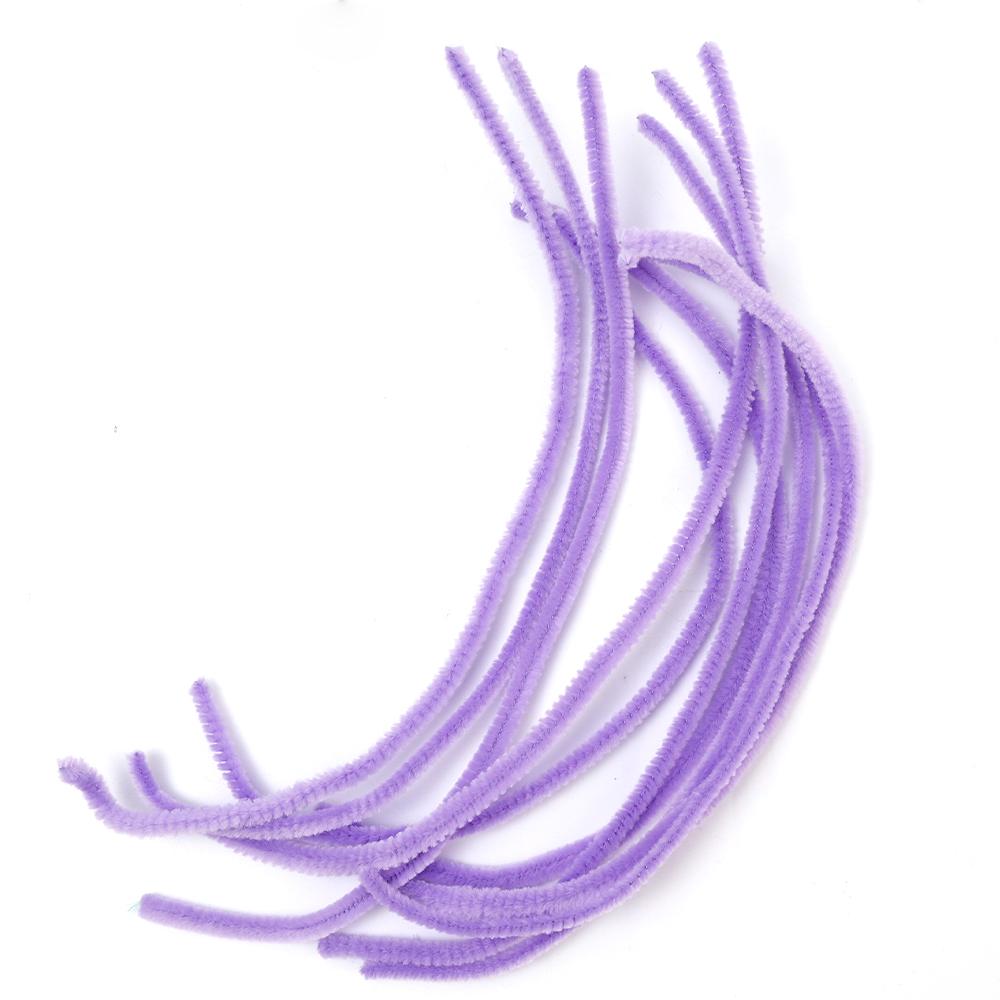 

100/10pcs Colorful Plush Twister Stick Toys DIY Handmade Flower Bouquet Material Pack Encryption Plush Twister Stick Puzzle Toys