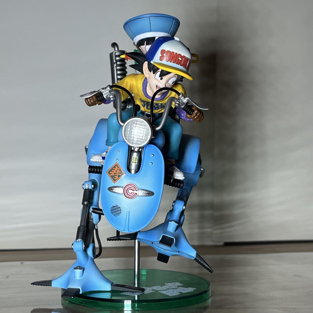 

[USED] LG Studio Bike Goku & Gohan Figures, Official Overseas Product, Dragon Ball Statue