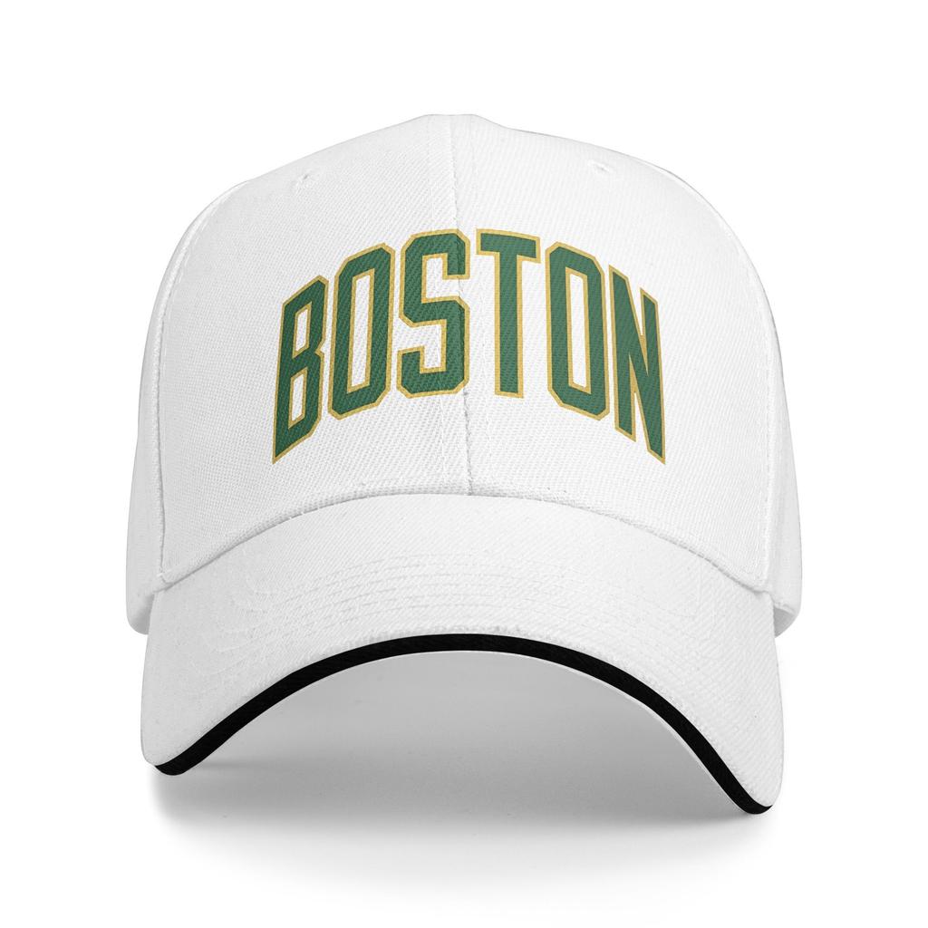 Summer Casual Baseball Cap Green Boston Running Hippie Hip Hop Hats For Couple Women Adjustable  Stylish Baseball Caps