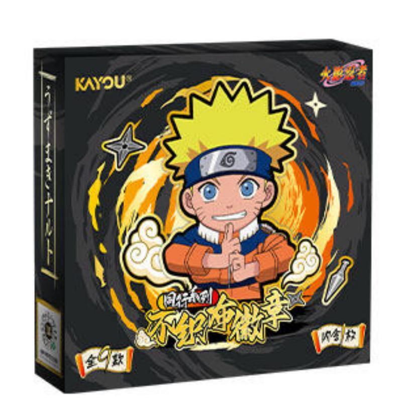 New Genuine KAYOU NARUTO Series Non Woven Badge Card Uzumaki Naruto Uchiha Sasuke Jiraiya Gaara Collection Toys Festival Gifts