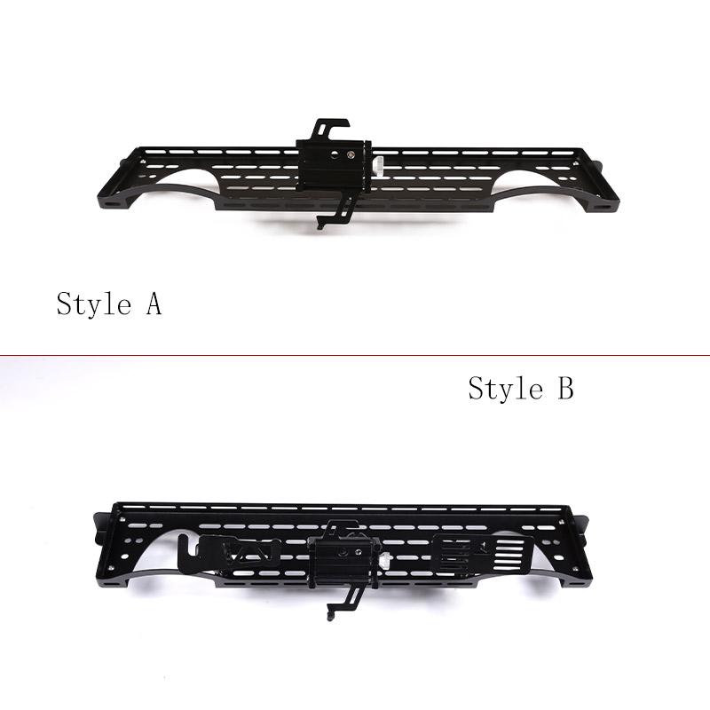 Metal Black Car Dashboard Multi-function Storage Frame Mobile Phone Holder For Land Rover Defender 90 110 2004-2019 Accessories