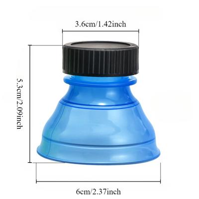 1pc Easy To Pull Can Lid Practical Waterproof Anti-seepage Gas Coke Cap Prevent Overflow and Leakage Plastic Spiral Lid