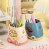 Multifunctional Pen Barrel Plastic Pen Container Cute Makeup Brush Holder  Students