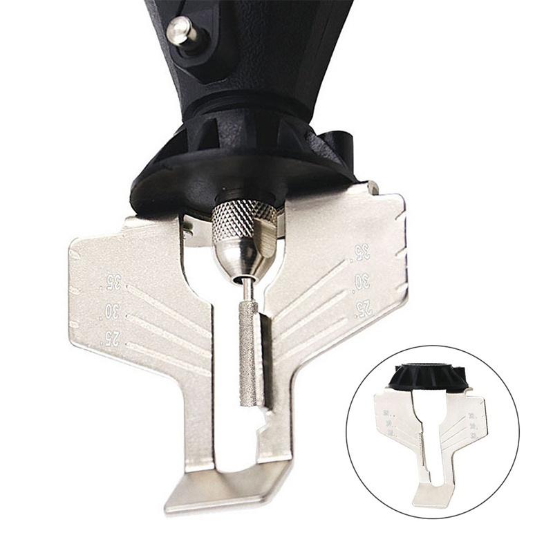 Chainsaw Sharpening Kit Rotary Sharpener Tool Chain Machine Head Saw Chains Blade Guide Drill Adapt Electric Grinder Polishing Attachment Set