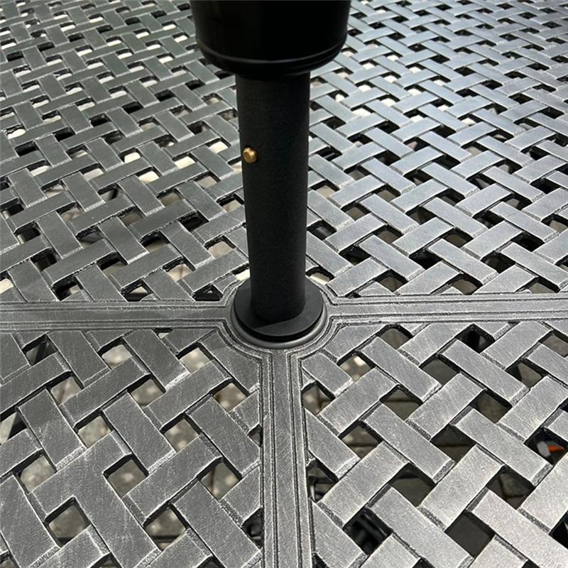 AD23-4Pieces Patio Table Umbrella Hole Ring Umbrella Cone Umbrella Stabilizer Sleeve For 2 To 2.5 Inch Patio Table Hole