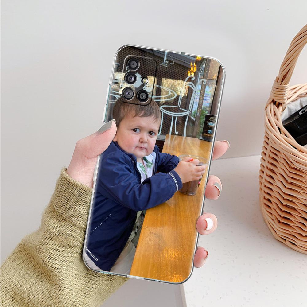 Phone Case For Samsung A15 A13 A35 A55 A51 A71 A41 A31 A21S A05 A17 A23 A25 A33 A53 A73 5G A07 4G Cover Funny Babaite Hasbulla