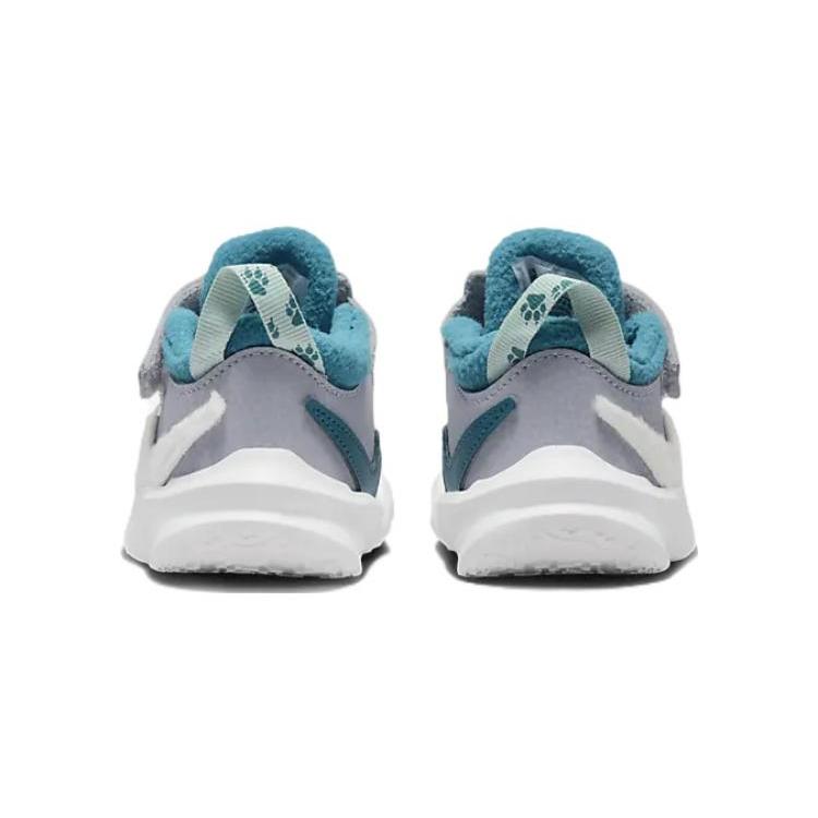 Nike Team Hustle D 10 Abrasion Resistant Breathable Low top Toddler Shoes Gray Infant And Toddler DQ8374-001