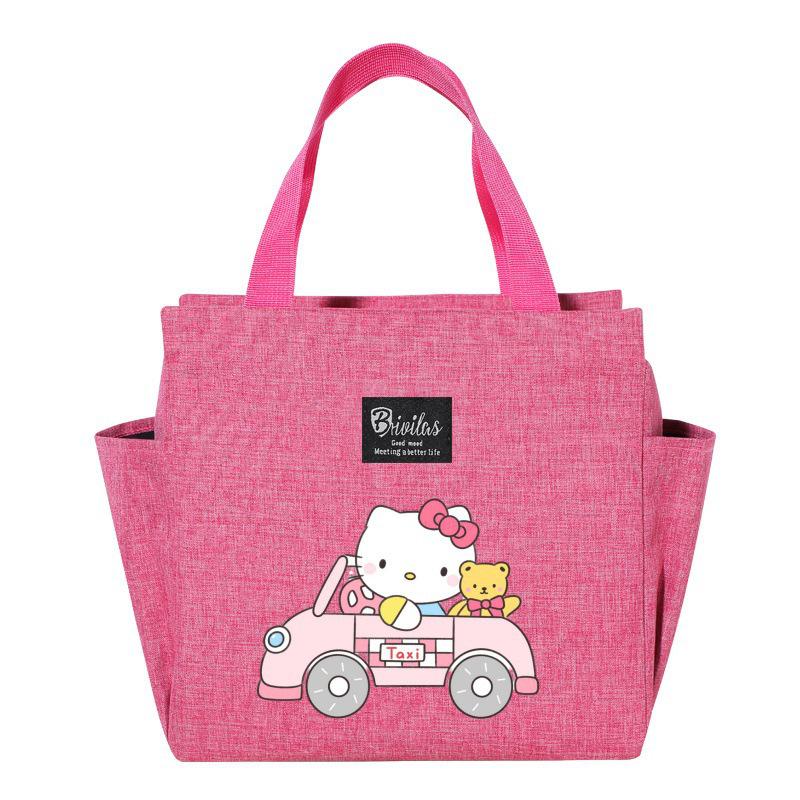 Hello Kitty Insulated Bento Bag - Portable Lunch Box for Picnics & Outings