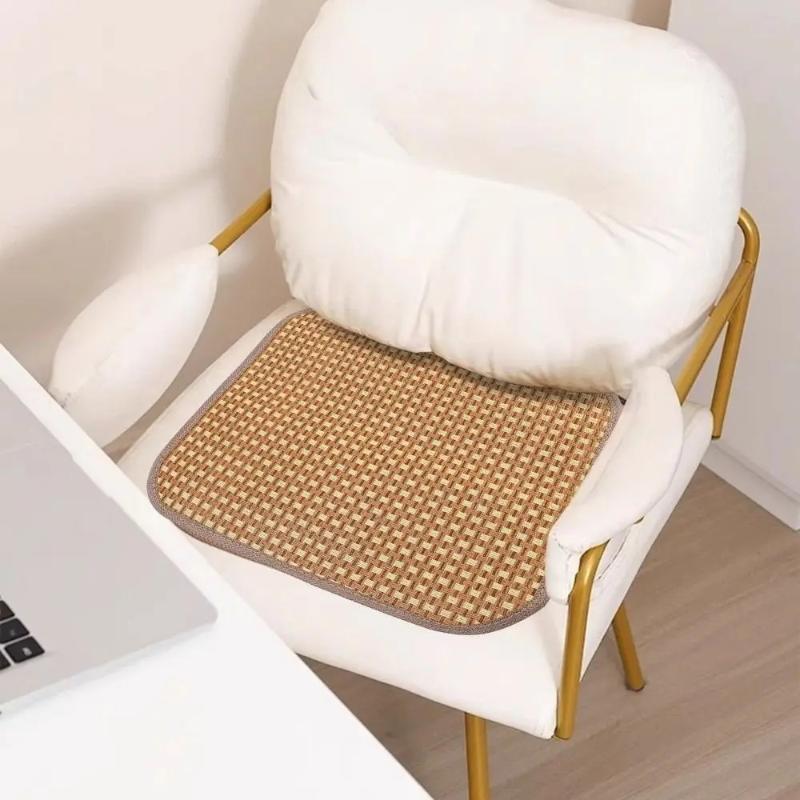 New Breathable Summer Cooling Seat Cushion Thickening Car Seat Cushion Cool Mat Non-Slip Cooling Bamboo Chair Seat Mat