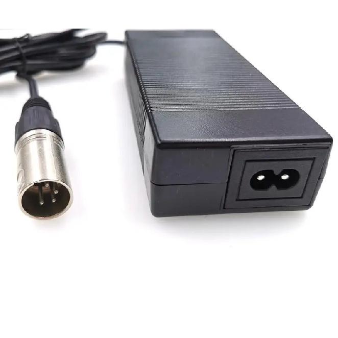 36V Charger 42V 2A  lithium battery charger for 36V lithium battery pack with 4-Pin XLR Socket/connector