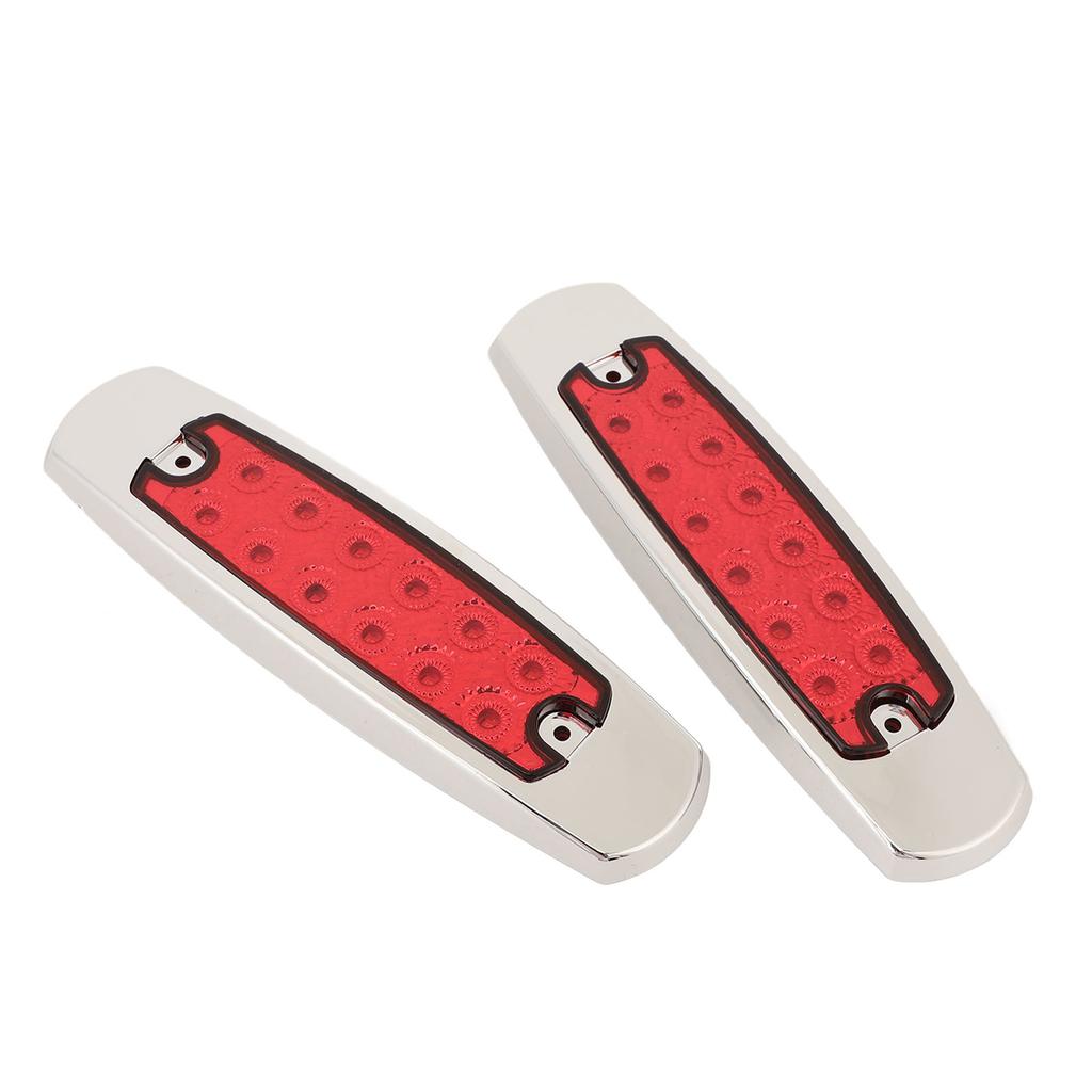10PCS 12LED Side Marker Lights High Brightness Brake Tail Lights 12 to 24V Warning Lights for Truck Trailer