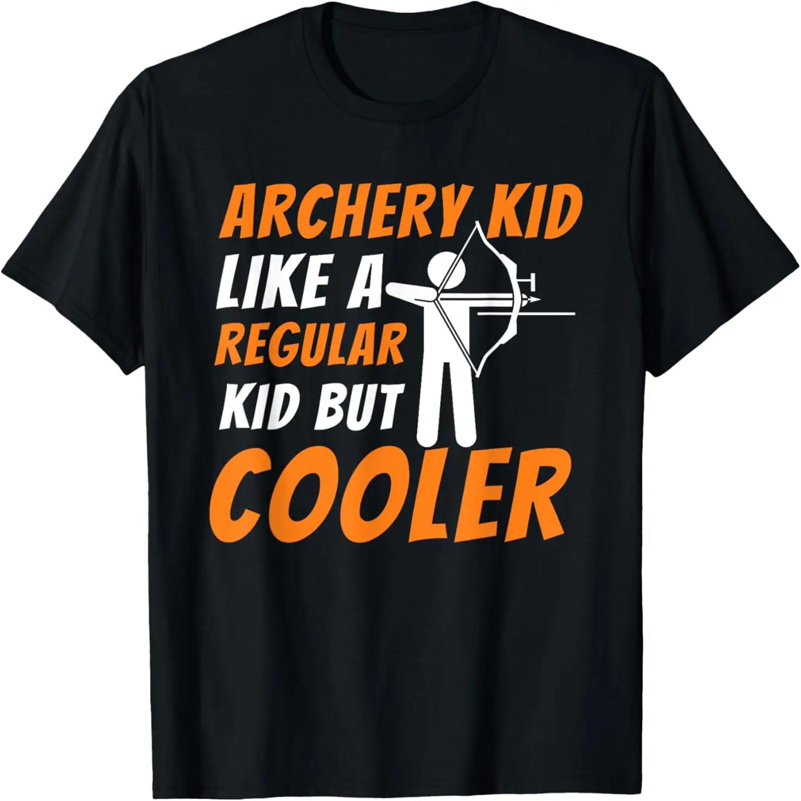 Archery Kid Like A Regular Kid But Cooler - Funny Archer T-Shirt S