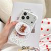 Full Screen Floral Bear Magnetic Case for iPhone 17/16 Pro Max/15 Pro