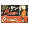 Funny Drinking Zone Plaque, Vintage Metal Tin Sign, Irish Pub, Bar, Home Decor, Beer Pong Sign, Man Cave Wall Poster, N371