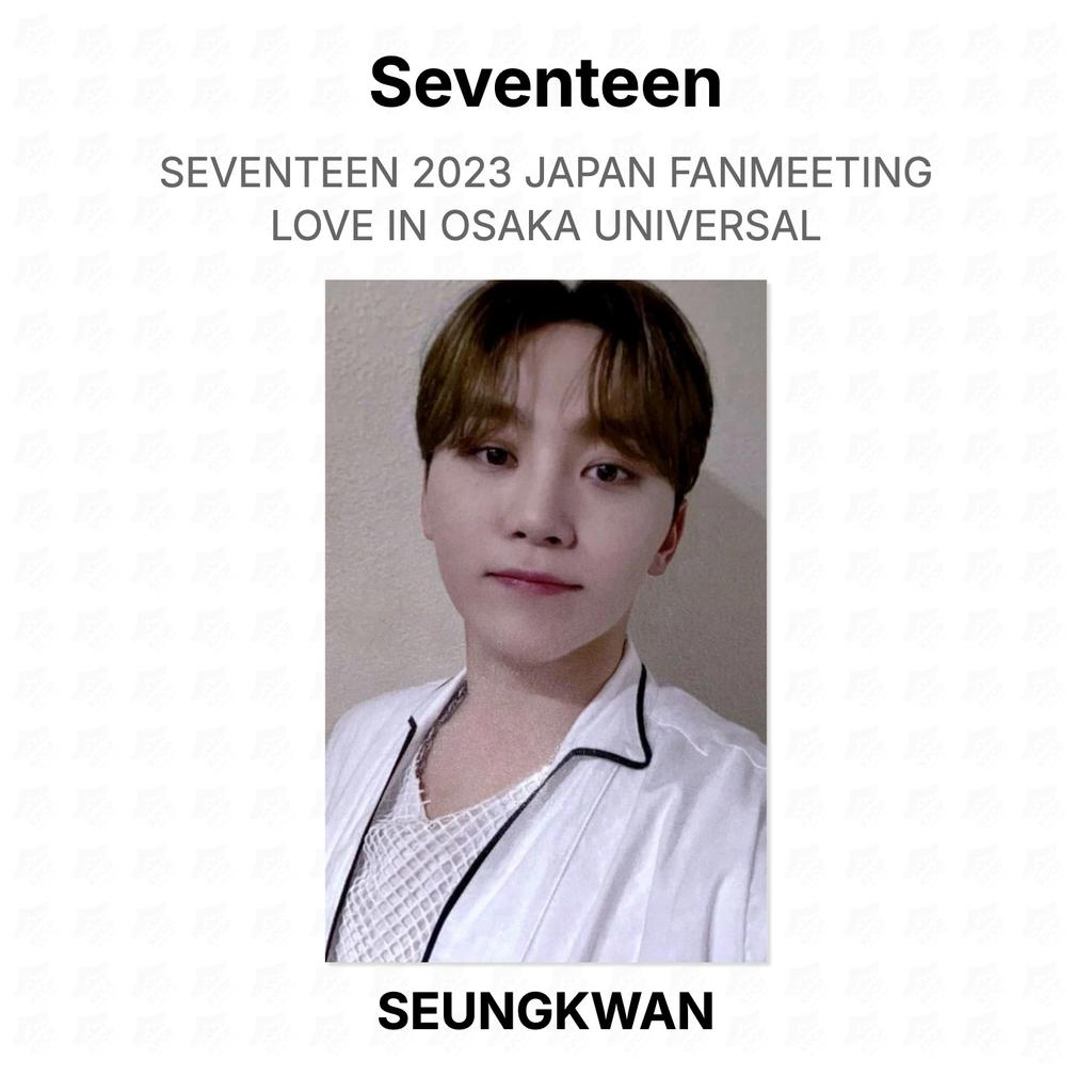 Seventeen 2023 JAPAN FANMEETING LOVE IN OSAKA UNIVERSAL Official Photocard