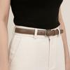 Strap Leather Fashion Belt Zinc Zinc Alloy Buckle Korean Style Waistband PU Leather Waist Belt  Spicy Girl