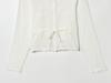 Sweet Women's Embroidered Gauze Blouse with Hollow-Out Waist-Cinching Pleated Bandeau