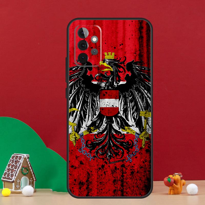 Austria Flag Case For Samsung Galaxy A56 A33 A13 A36 A23 A52 A32 A12 A54 A34 A14 A16 A53 A15 A35 A55 A17