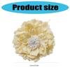 55KF 2PCS Large Floral Curtain Tiebacks Simulated Fabric Flower Curtain Ties for Indoor and Outdoor Modern Home Decoration