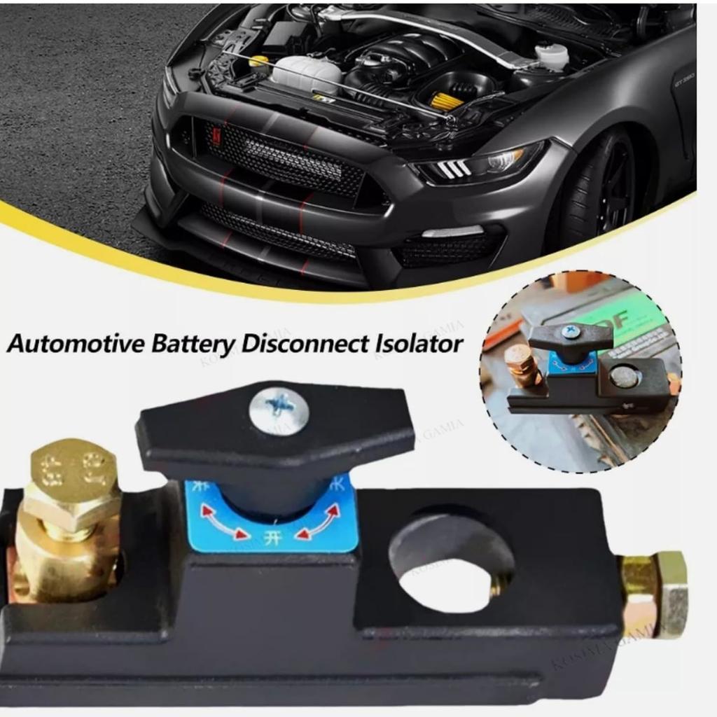 12/24V Smart Car Battery Isolator Master Main Switch Battery Shut Off Switch Battery Disconnect Switch for Car RV and Boat