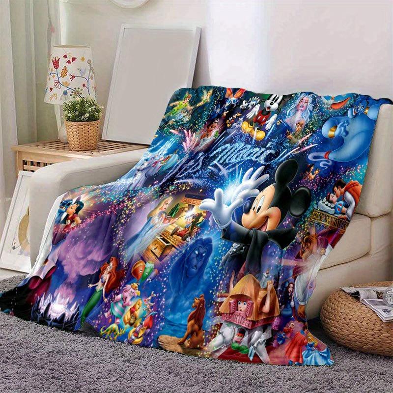 

Mickey & Minnie Blanket - Soft, Warm Flannel Throw for Couch, Bed, Travel, Camping | All-Season Cozy Nap Blanket 100x150cm