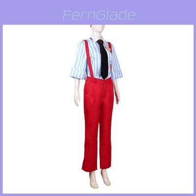 Anime Game Cosplay Costume Polyester Outfit With Hat For Halloween Roleplay Events