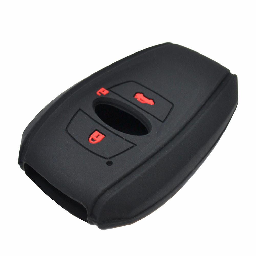 Silicone Car Key Cover Remote Fob Case For Subaru Legacy Shell Protector 3 Button