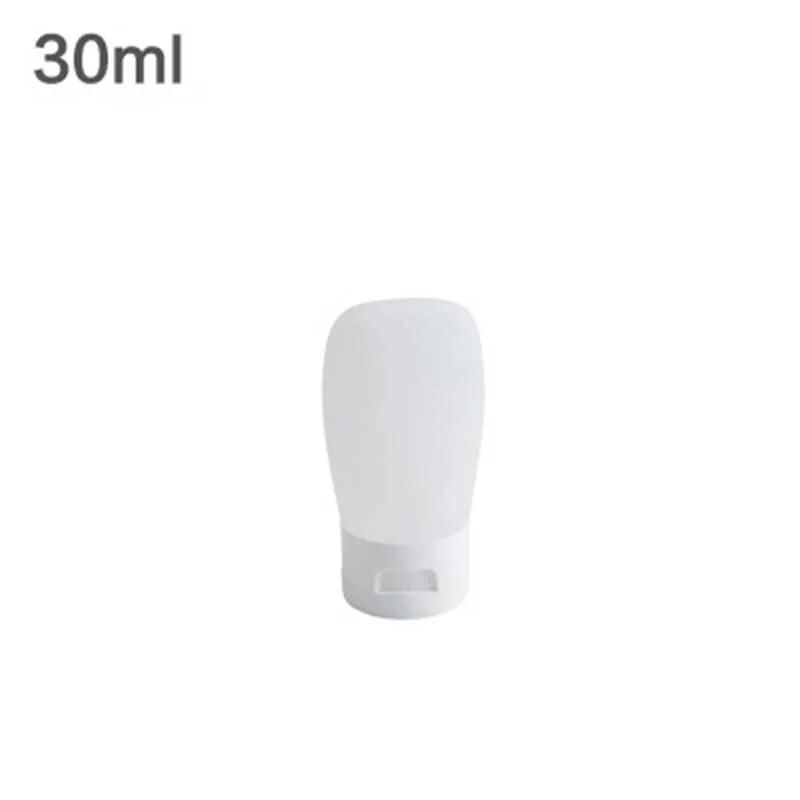 

30/60/100ml Soft Silicone Lotion Refillable Bottle Portable Travel Shampoo Bottle Container Liquid Cosmetics Squeeze Tube Bottle