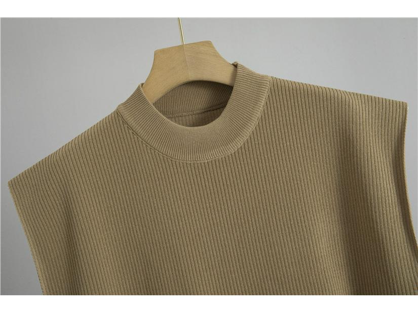 Summer Fashion Women's Sleeveless Knit Top & Wide-Leg Pants Two-Piece Set