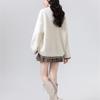 New Plus Size Colorblock Knitted Sweater: Cozy Autumn/Winter Casual Round Neck Pullover for Women
