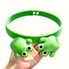 3D Printing Sun Protection Cap Creative Outdoor Beach Hat 3D Printing Frog Cap  Beach Holiday