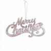 Glitter Christmas Merry Letter Sign Dazzling Xmas Tree Hanging Ornament  Wreath