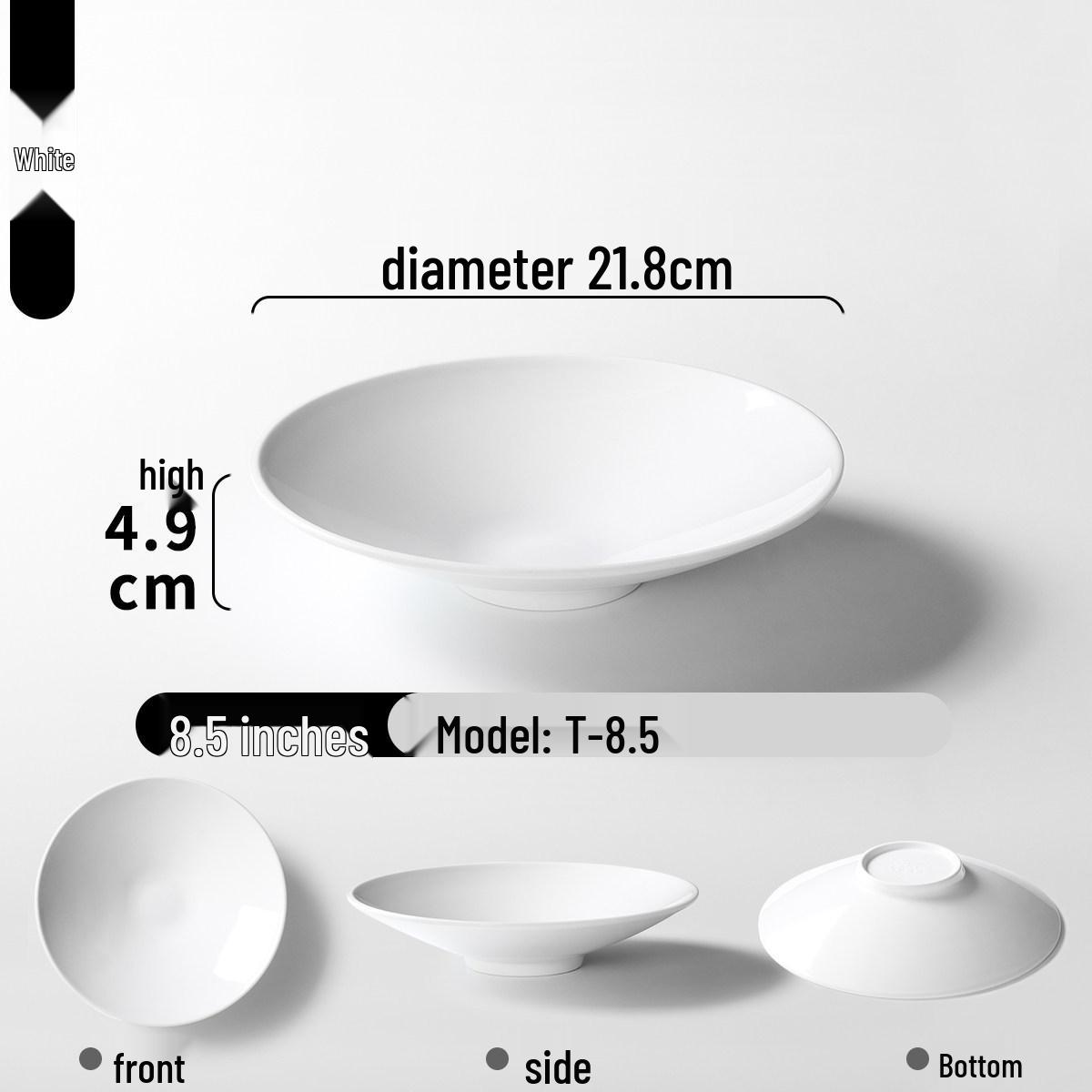 Xiangyuanmei Dual-Color Thickened Melamine Bowl for Noodles and Salads