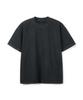 HERVINO Plain Pigment Crew Neck Short Sleeve T-Shirt [Black]