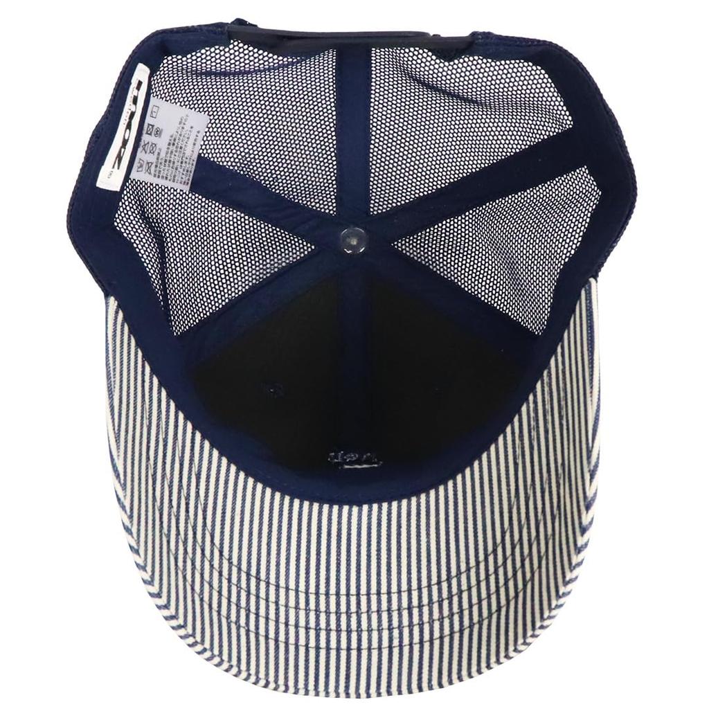 Mozu Mesh Cap for Boys and Scandinavian Brand Logo Baseball Hickory and One Size Fits All Kids' Cap, Kids' Girls, Cap, Snapback, 141-0063, Navy,
