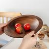Fengzhi Walnut Wood Round Serving Tray